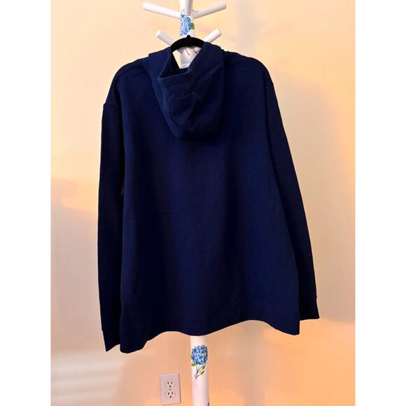 Fanatics New England Patriots Blue Sweatshirt Hoodie Pats Logo Red Unisex 3XL - Picture 4 of 7